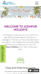 Mobile Screenshot of jodhpurholidays.com