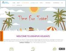 Tablet Screenshot of jodhpurholidays.com